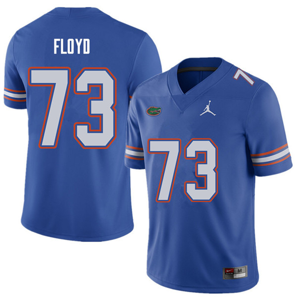 Jordan Brand Men #73 Sharrif Floyd Florida Gators College Football Jerseys Sale-Royal - Click Image to Close